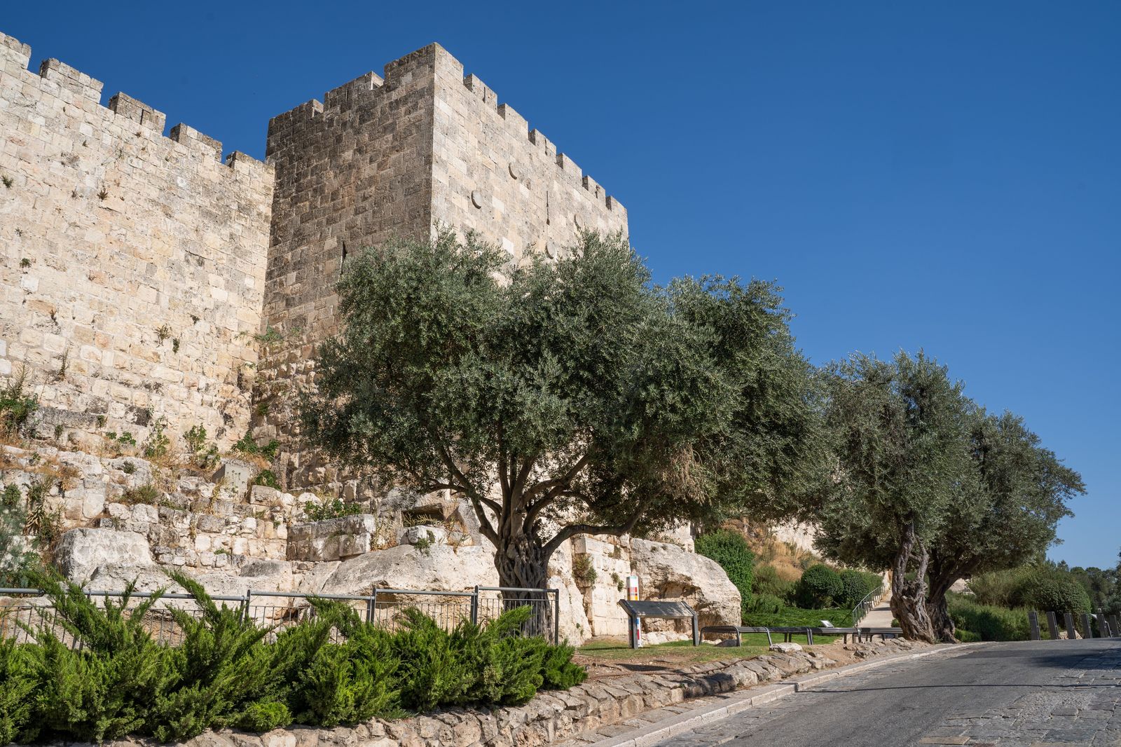 The walls of Jerusalem's Old City